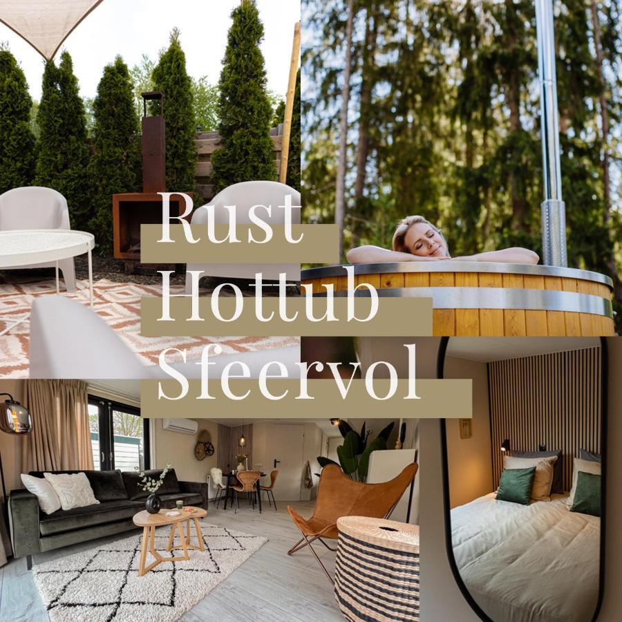 Bosrijk Chalet - Hottub - Veluwe พุทเทิน ภายนอก รูปภาพ
